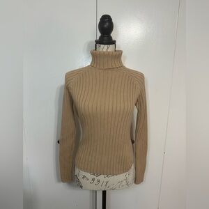 Vintage GAP cotton ribbed knit turtleneck sweater